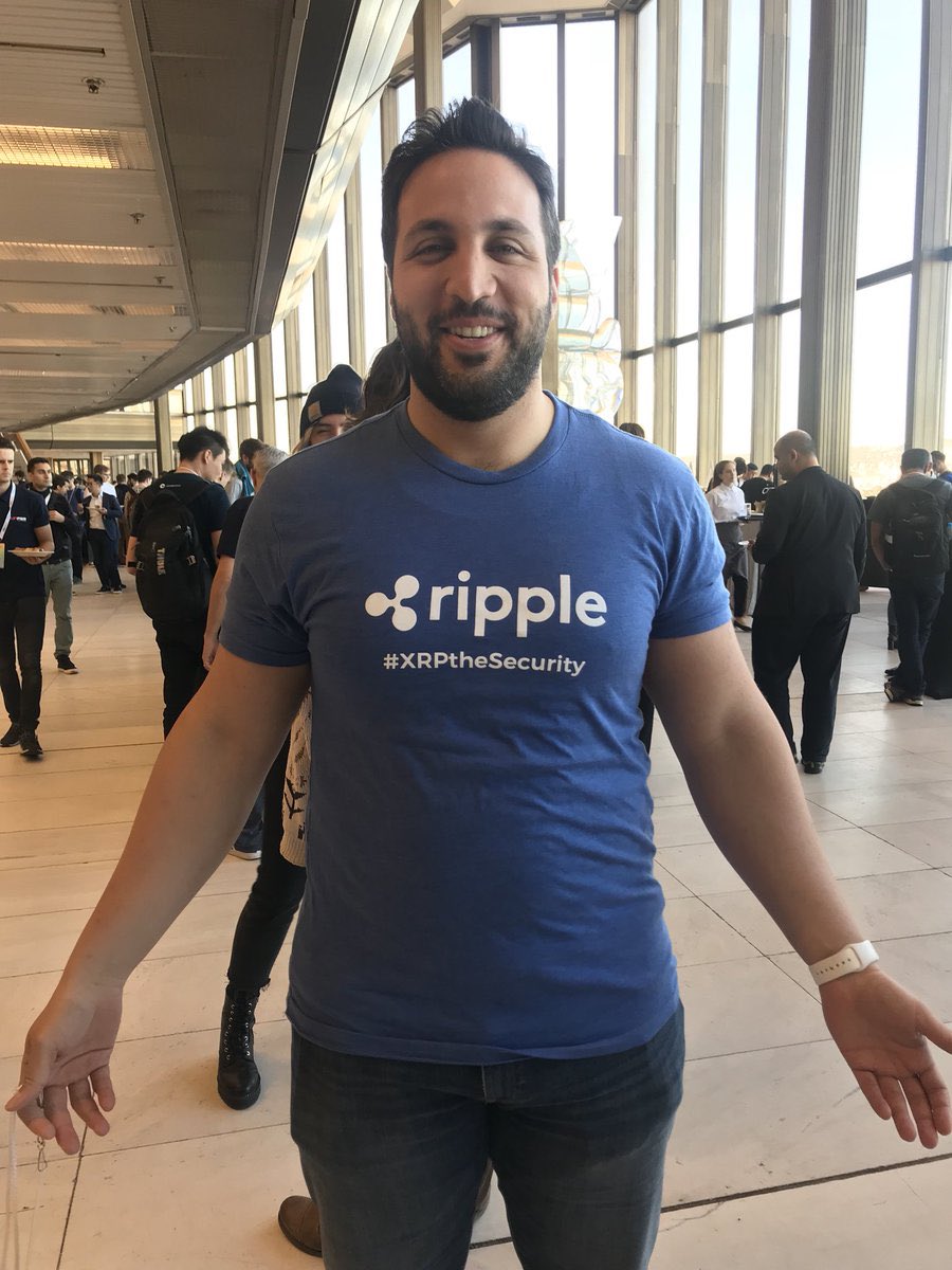 HammerToe's tweet image. How it started… How it’s going. 

Great to meet @KyleSamani today at #FILVegas. I happened to have a t-shirt from @Ripple’s #ProperParty last week I thought he should have. #xrp