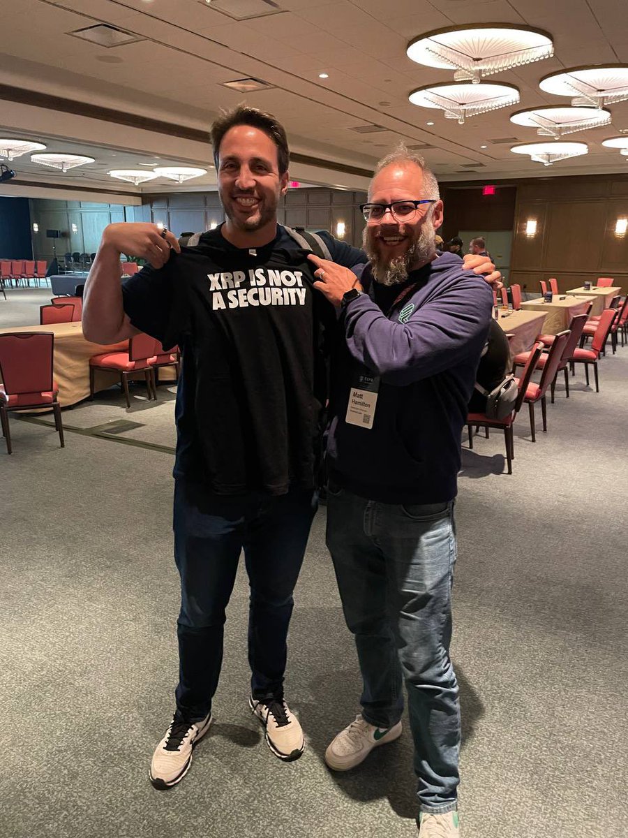 HammerToe's tweet image. How it started… How it’s going. 

Great to meet @KyleSamani today at #FILVegas. I happened to have a t-shirt from @Ripple’s #ProperParty last week I thought he should have. #xrp