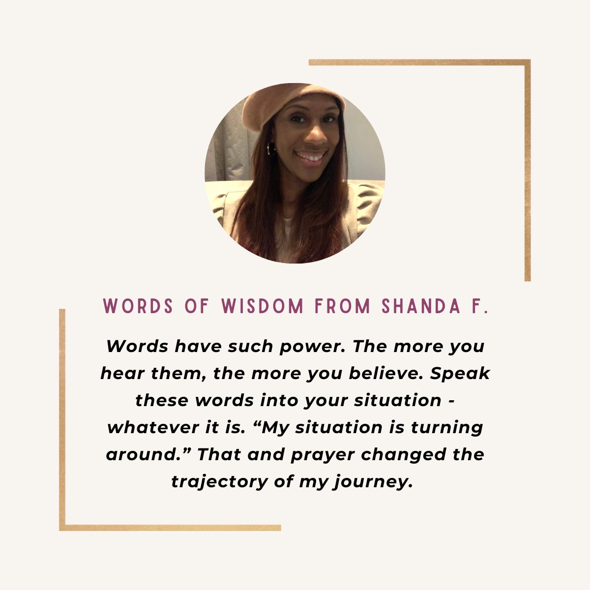 We are happy to share some words of wisdom from our wonderful Shanda F. If you are looking for support during your #EndometrialCancer journey, join us at our Survivors' Sanctuary. Learn more: ecanawomen.org/community/sanc…