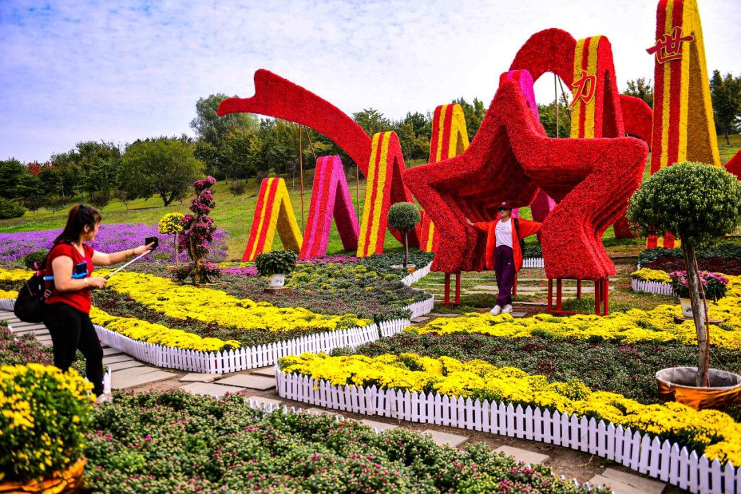 ShenyangChina's tweet image. #TourisminShenyang 🌼Over 600,000 chrysanthemums in over 300 varieties are displayed at the 23rd Chrysanthemum Culture Festival held at Shenyang Expo Garden from September 25 to October 15. #holidaygetaway