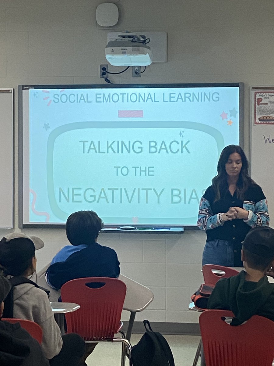 Keri, our Social Emotional Learning Facilitator, led students at Ponoka Secondary Campus through an important SEL lesson today. <a href="/selwcps72/">@selWCPS72</a> #SEL