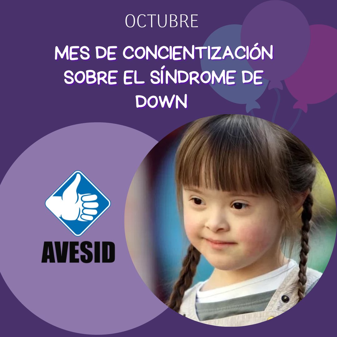 Mes de Concientización sobre el Sindrome de Down "Inclusión, visibilidad y respeto deben acompañar la integración de las personas con Sindrome de Down y con necesidades especiales" José Grasso Vecchio Presidente Ejecutivo <a href="/avesid/">AVESID</a>