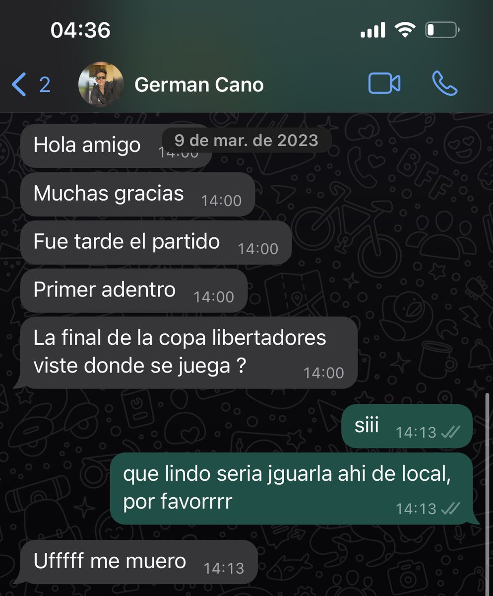 9 de marzo de 2023  se sorteaba la sede de la final de la Libertadores. La ilusión se convierte en realidad. Sos crack, <a href="/Germancanoofi/">𝐆𝐞𝐫𝐦𝐚𝐧 𝐂𝐚𝐧𝐨</a> , un pasito más 🏆❤️💚