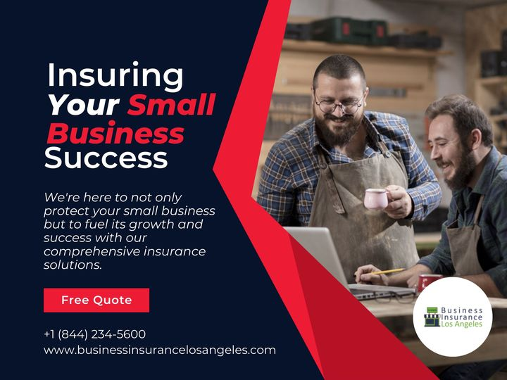 Insuring your small business's success involves more than just purchasing insurance policies. Get the best insurance quote online for free. Contact us at 844-234-5600 or visit our website at businessinsurancelosangeles.com.

#BusinessInsurance
#SmallBusinessInsurance