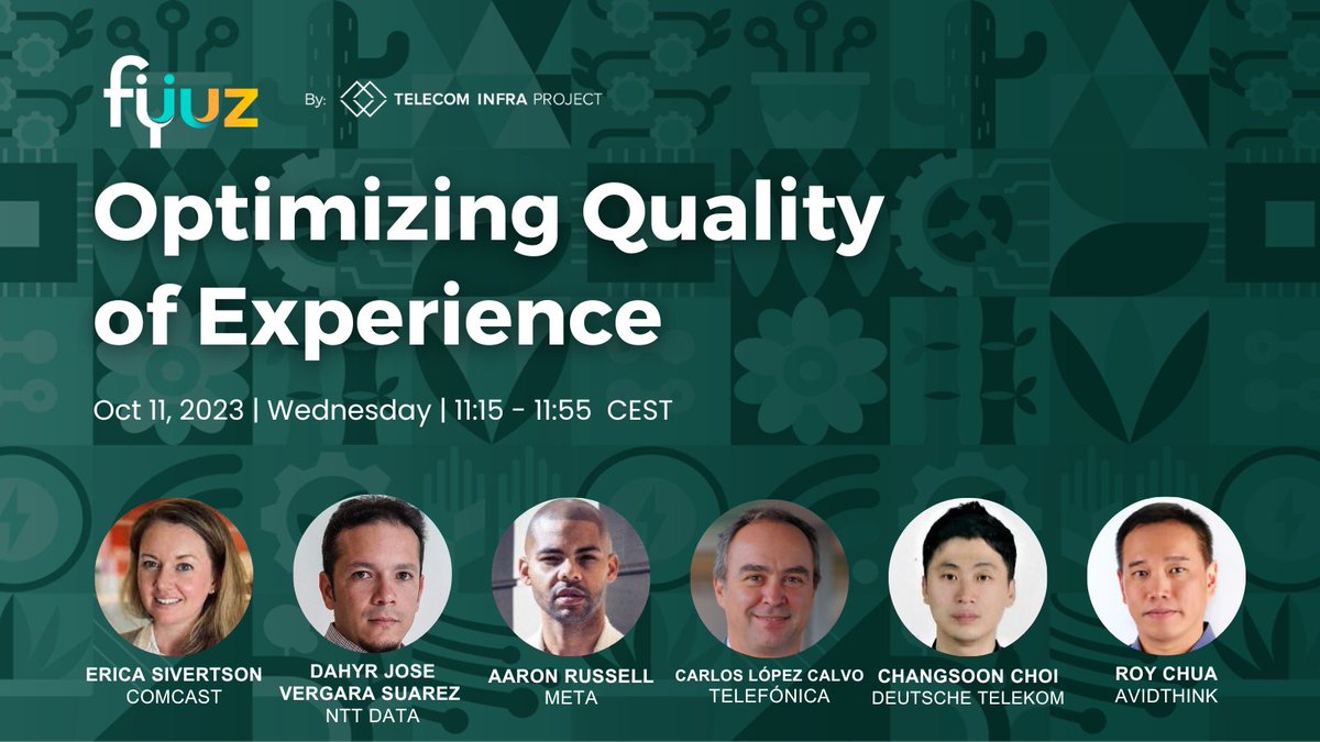 Join us on October 11, 2023, at FYUZ 2023, for a main-stage panel discussion on 'Optimizing Quality of Experience.' Don't miss this opportunity to learn about achieving QoE for today's and tomorrow's workloads. Register now! #Fyuz2023 fyuz.events/attendance/eve…