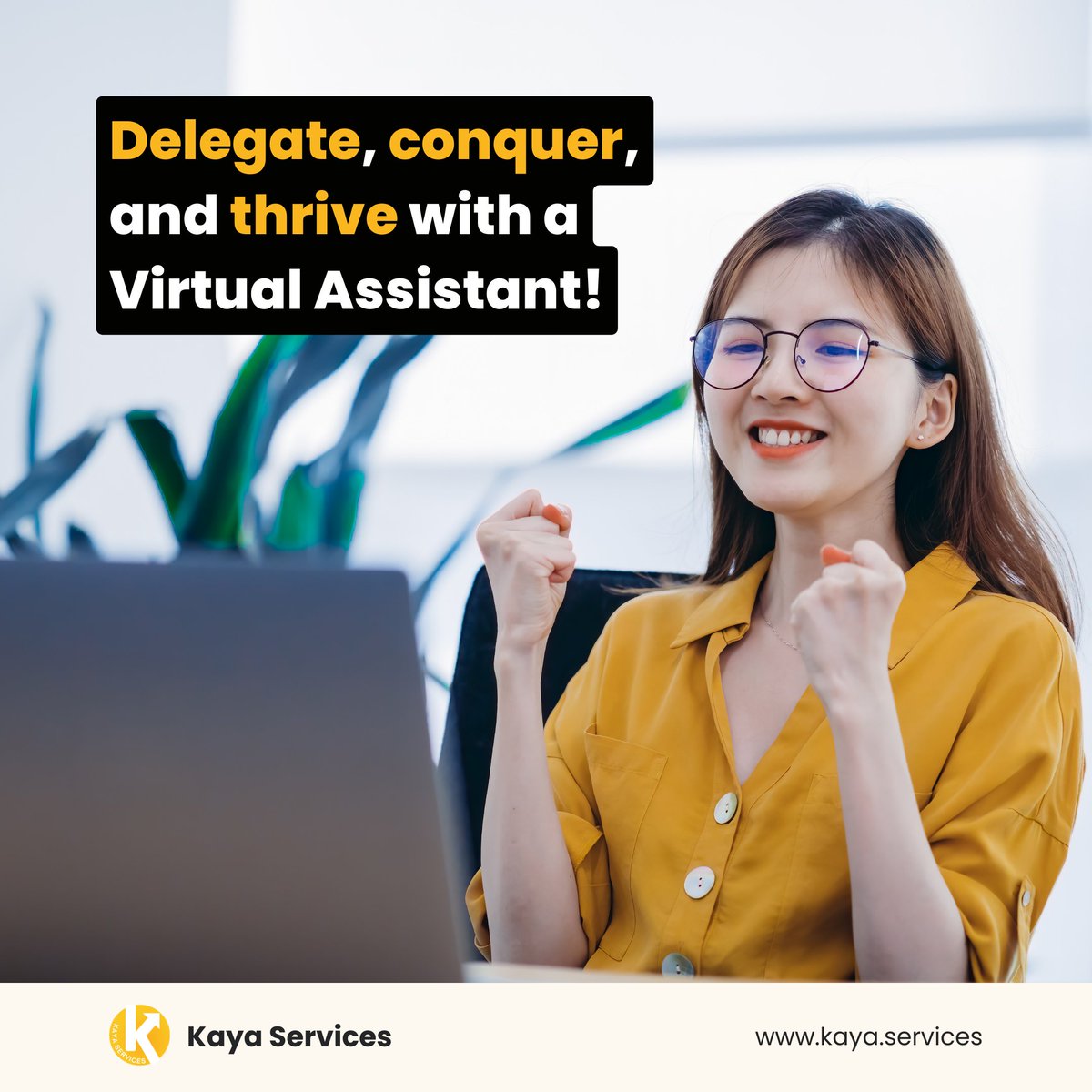 Productivity Supercharge Alert! 🚨

Ready to take your #smallbusiness to the next level?

A #VirtualAssistant can handle the nitty-gritty while you lead your empire. Boost #productivity and conquer your goals!

#Delegate, conquer, and thrive by working with a VA today. ✨