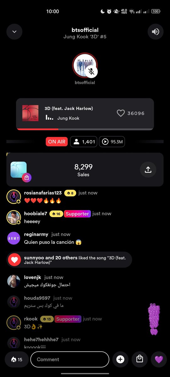 BTStreamingID's tweet photo. Ayo join!!!

🔗https://t.co/T1ydyYpgGw

I'm listening to song #3D solo single by #JungKook of @BTS_twt feat. @jackharlow https://t.co/6OnSHyrxA9