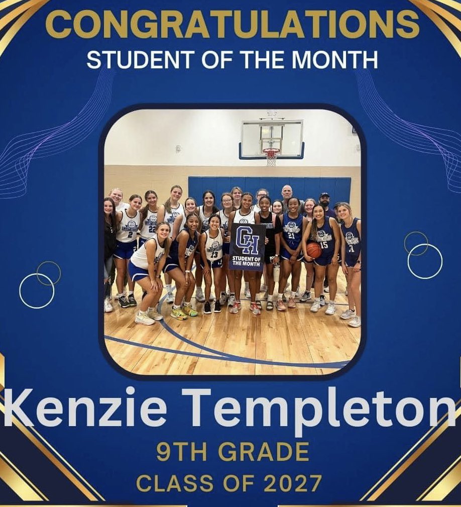 Cheightsladydev's tweet image. Congrats to one of our ballers for getting  Student of the Month! @KenzieTemp09