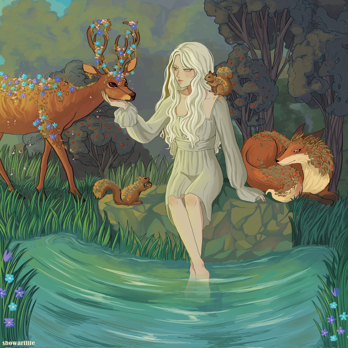 kr3lier's tweet photo. Mi ilustración para el concurso de Clip Studio Paint ✨
Tema: Naturaleza
#cspcontest37 #cspcontest37_timelapse https://t.co/x5NYsQ5GpM