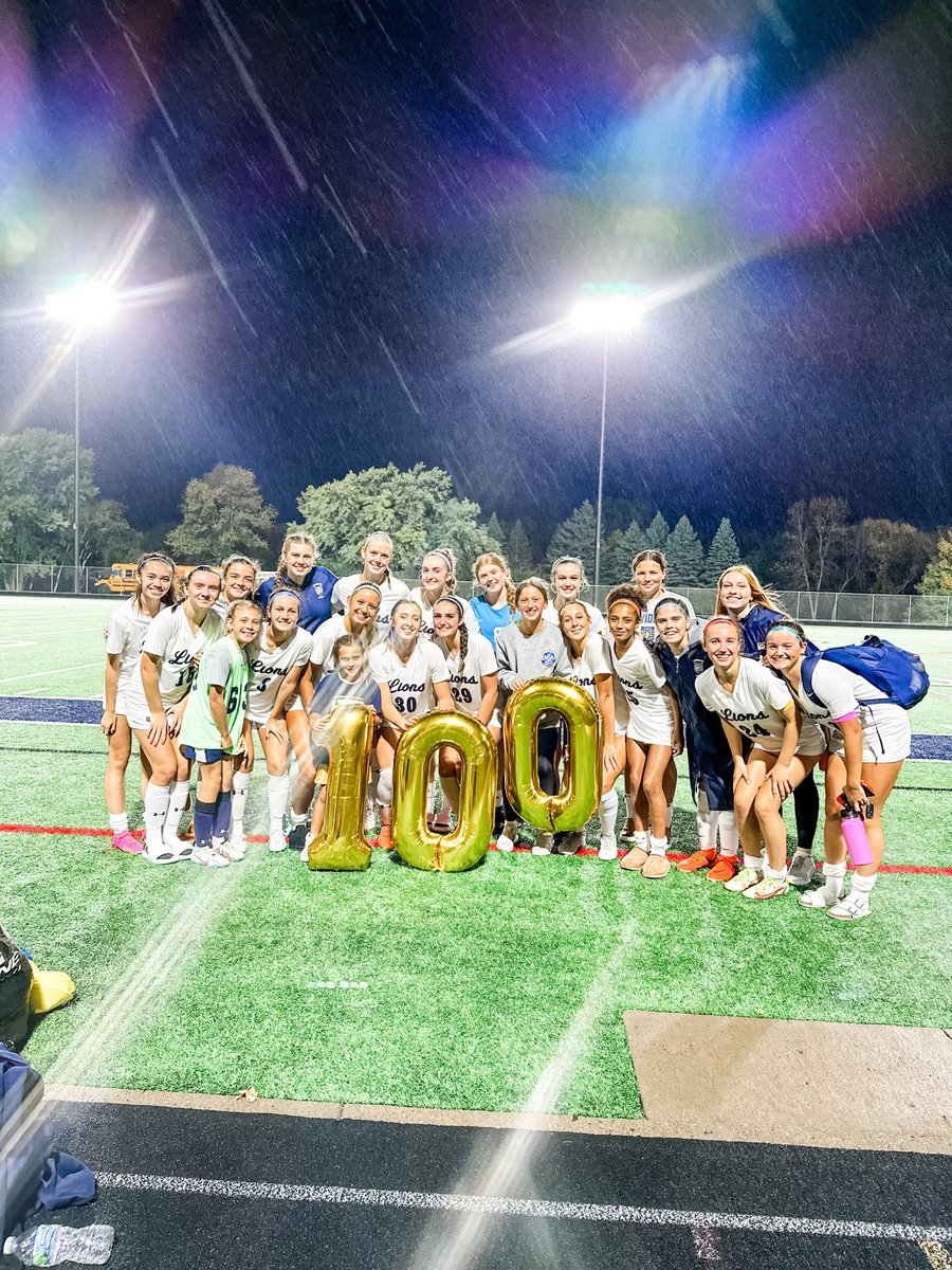 Congrats @maddyngreenway on 100 Career goals! Amazing accomplishment.