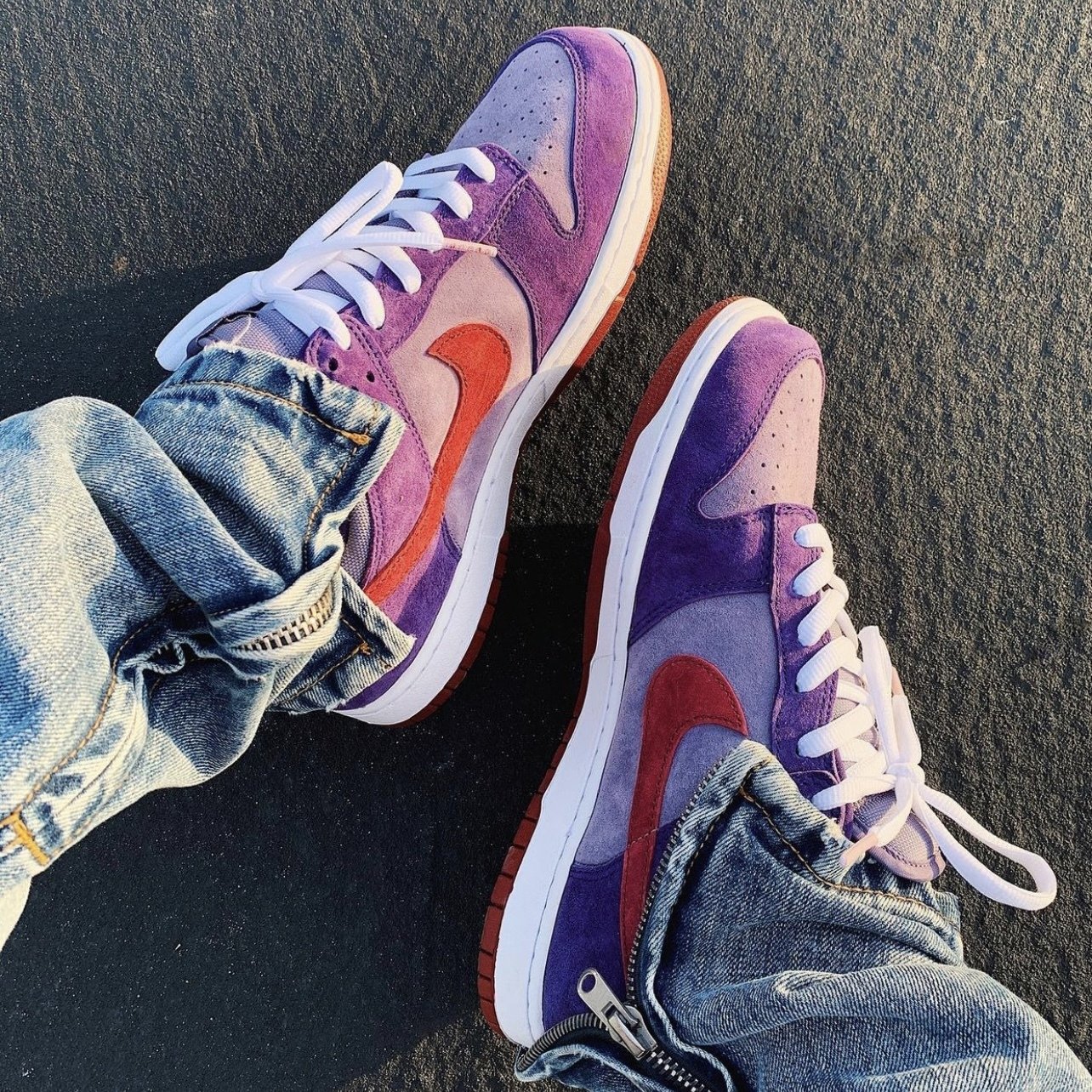 Dunk low plum white clearance laces
