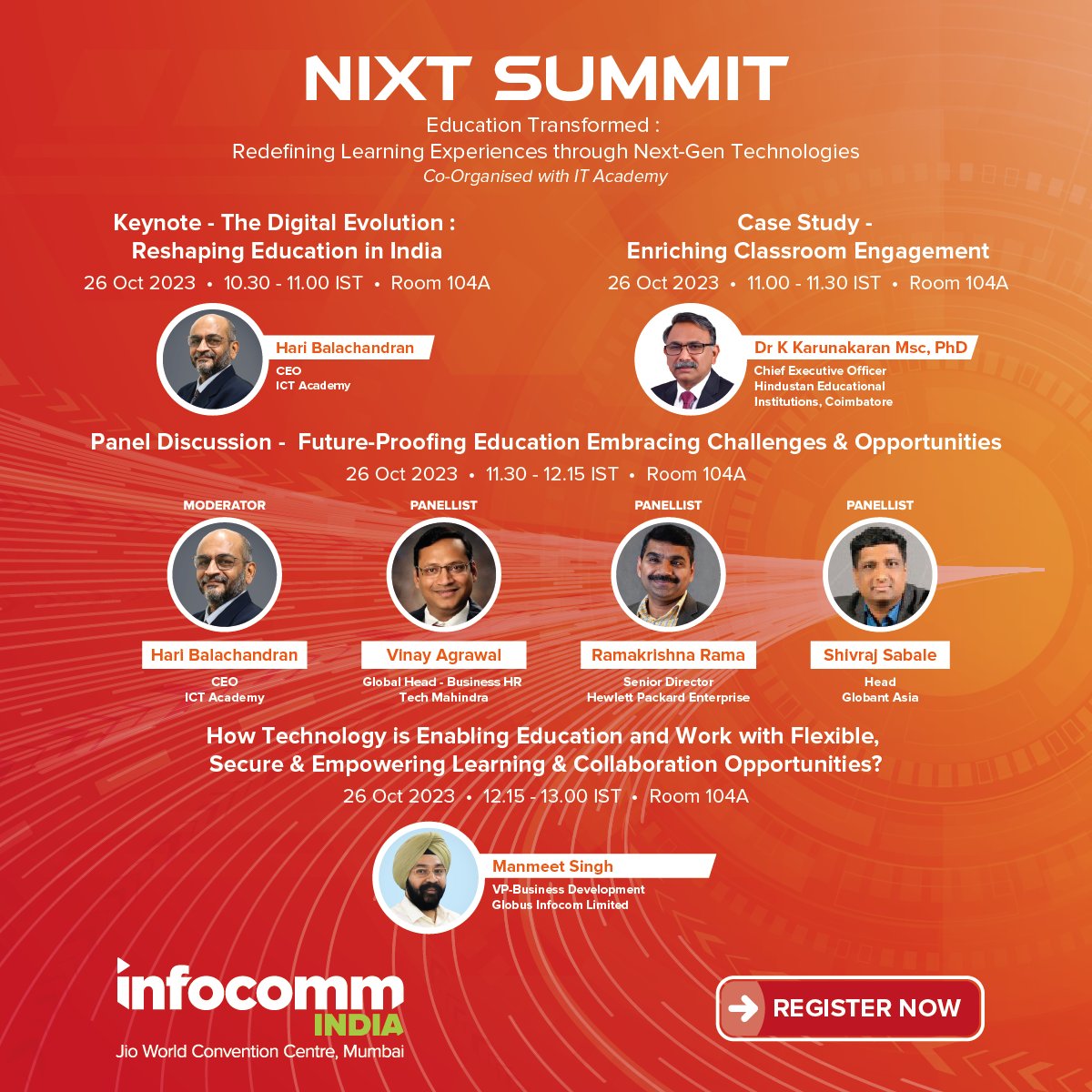 InfoCommIndia's tweet image. Dive into the future of education at NIXT Summit - Education!📚 
Join us as expert speakers discuss how Next-Gen Pro AV technologies can redefine learning experiences 🌟

#InfoCommIndia #ProAVTechnology #AVTweeps #Conference #IndustryInsights #EduTech #Education