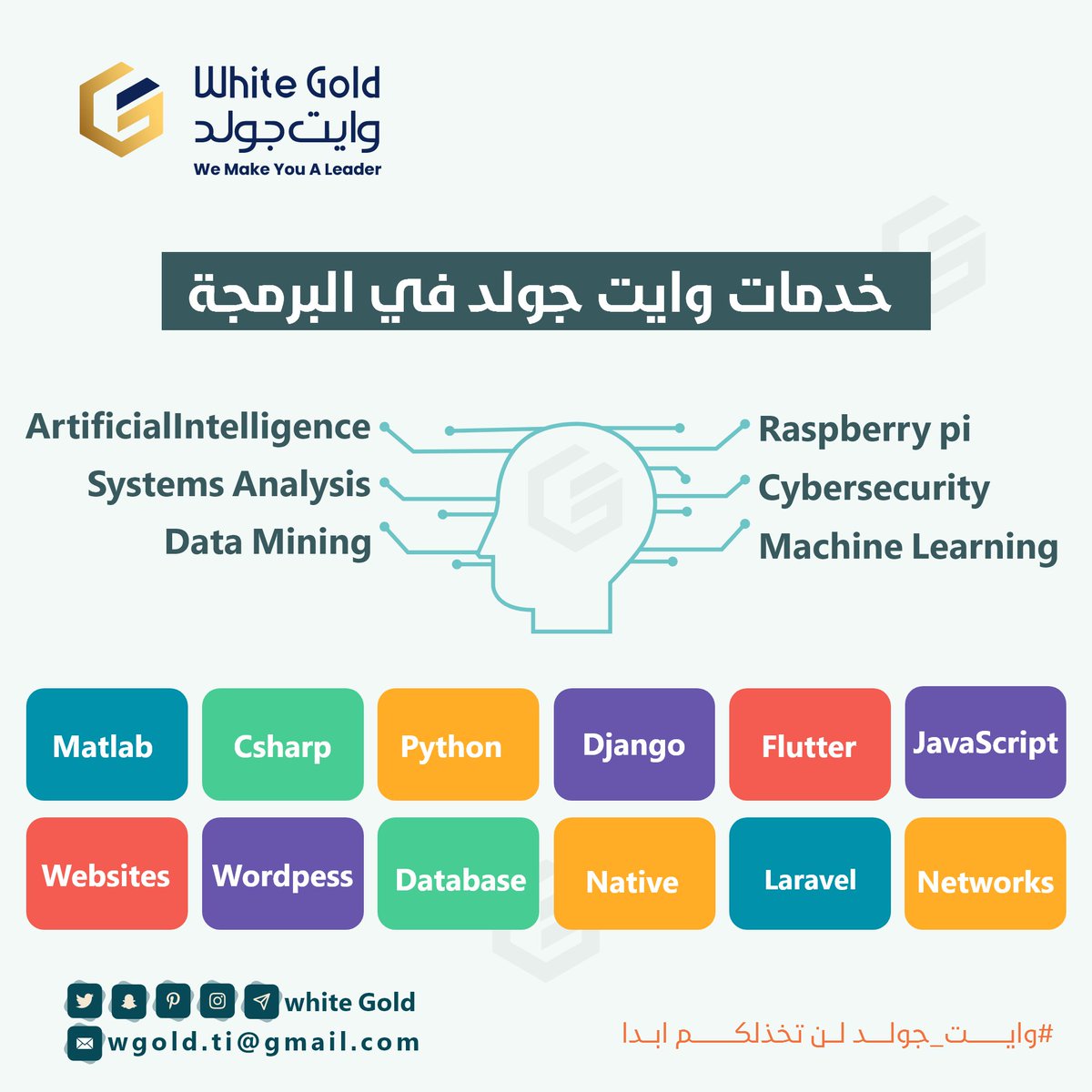 وايت جولد | خدمات برمجية tweet media