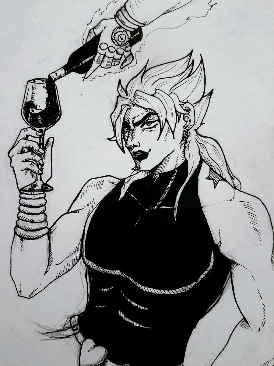 emotoextremo's tweet photo. Não pude deixar de desenhar meu vampiro favorito

Dia 3: Wine 

#Inktober #Vamptober #Vamptober2023 https://t.co/IFrFLXbEMn