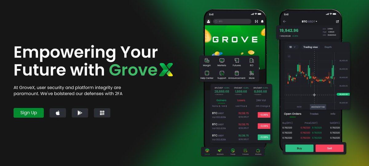 GroveXchange's tweet photo. #Tokens seeking the next-level exposure: #GroveX offers unparalleled liquidity, a rapidly growing user base, and state-of-the-art trading tools.
Join us and amplify your project's potential in the #Crypto landscape!
Let's craft success together.
#ListWithGroveX #BeyondTrading #ListOnGroveX
#GroveX #CryptoJourney #BNB #Binance #BTC