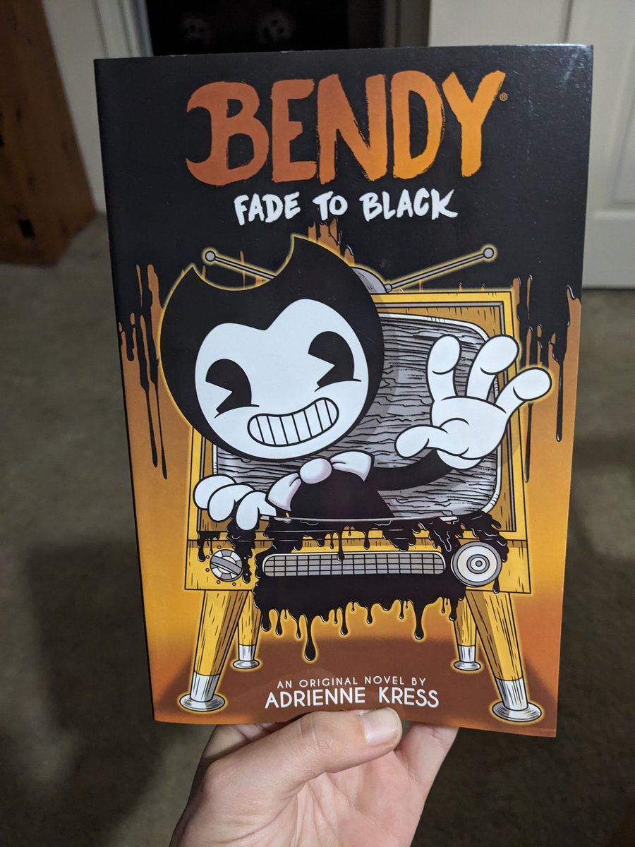 AMFanSongs's tweet photo. I just got this book in the mail tonight and practically inhaled it in about three and a half hours. @AdrienneKress you have outdone yourself!! That was AMAZING!!!!!! @Bendy #BENDY https://t.co/DInlGbyiAO