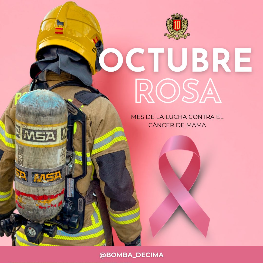 Bomba_Decima's tweet photo. OCTUBRE ROSA 🩷
Nuestra compañía se hace partícipe de este mes destacado a nivel mundial, en donde se incentiva el cuidado y la prevención del “Cáncer de Mamas”.
Te invitamos a cuidar tu alimentación y tu estado físico.
#Cuidadopropio #bomberos #cbs #BomberosSantiago https://t.co/ucpD8v5GHh