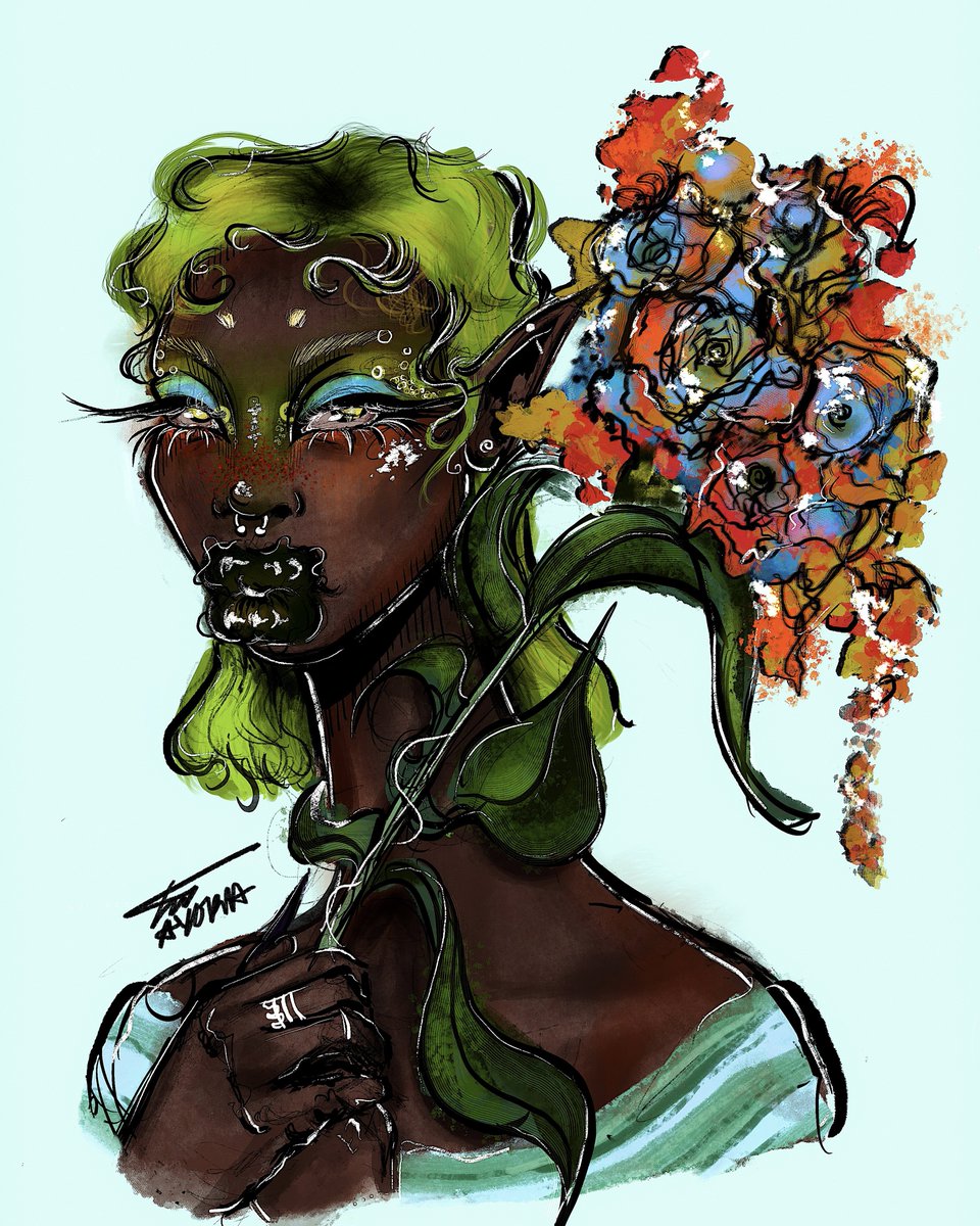 toluayoka's tweet photo. i'm tolu ayoka from nigeria, and here is my art https://t.co/79ryERIffu