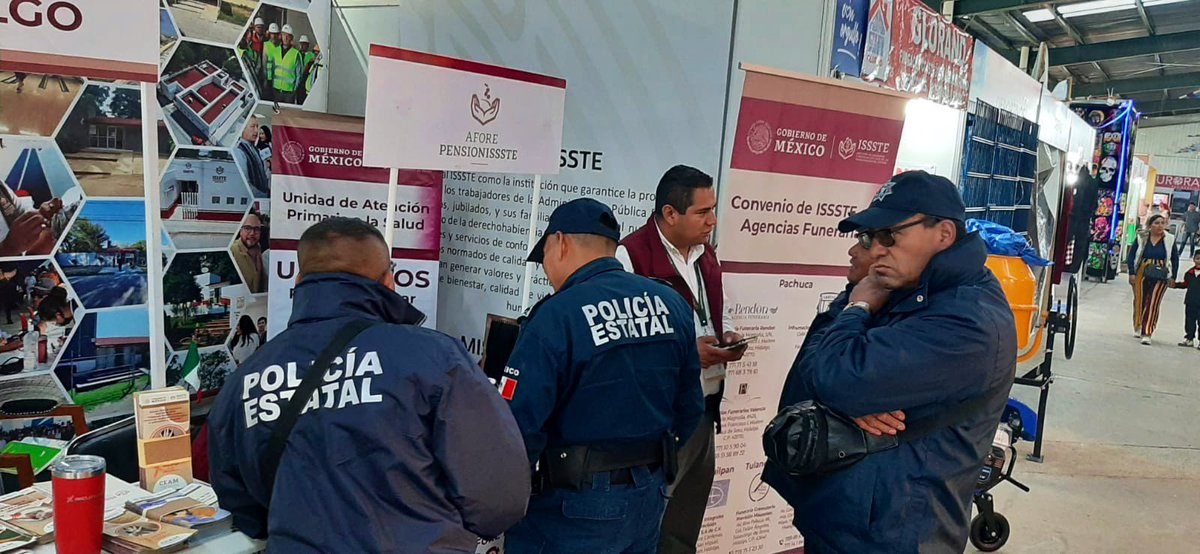 IsssteHidalgo's tweet photo. Continúan las actividades de promoción del #IsssteHidalgo, si eres derechohabiente y tienes alguna duda sobre las prestaciones que te otorga el Instituto, visítanos en el pabellón A de la @FeriaHidalgo, @FOVISSSTEmx, #Cultura y #UAPS, están para atenderte.

#NuevoIssste https://t.co/e2mVJlkRvS