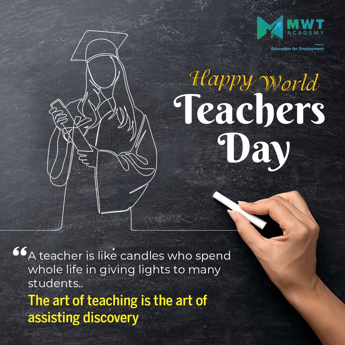mwtglobalacdemy's tweet image. To the ones who shape our futures, Happy World Teachers&apos; Day! 🌍📝

 #MWTAcademy #TeachersDay #InspirationInClassrooms #worldteachersday #teachers