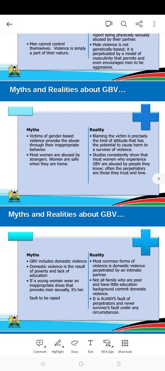 tundo_yvonne's tweet photo. Myths and realities regarding GBV
This enlightening course on GBV is amazing!
#GBV #doctorscorner
#MoH
#Gender
#Violence
#myths https://t.co/GyaCXOoNme
