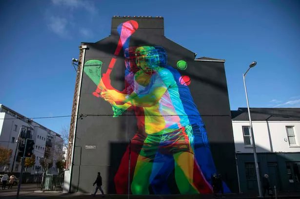 U2 dreamed it all up again alright, the clips from the sphere look surreal and hyper real at once.  The Irish can tell a story.  This, a mural in Cork City. #U2UVSPHERE #corkcity