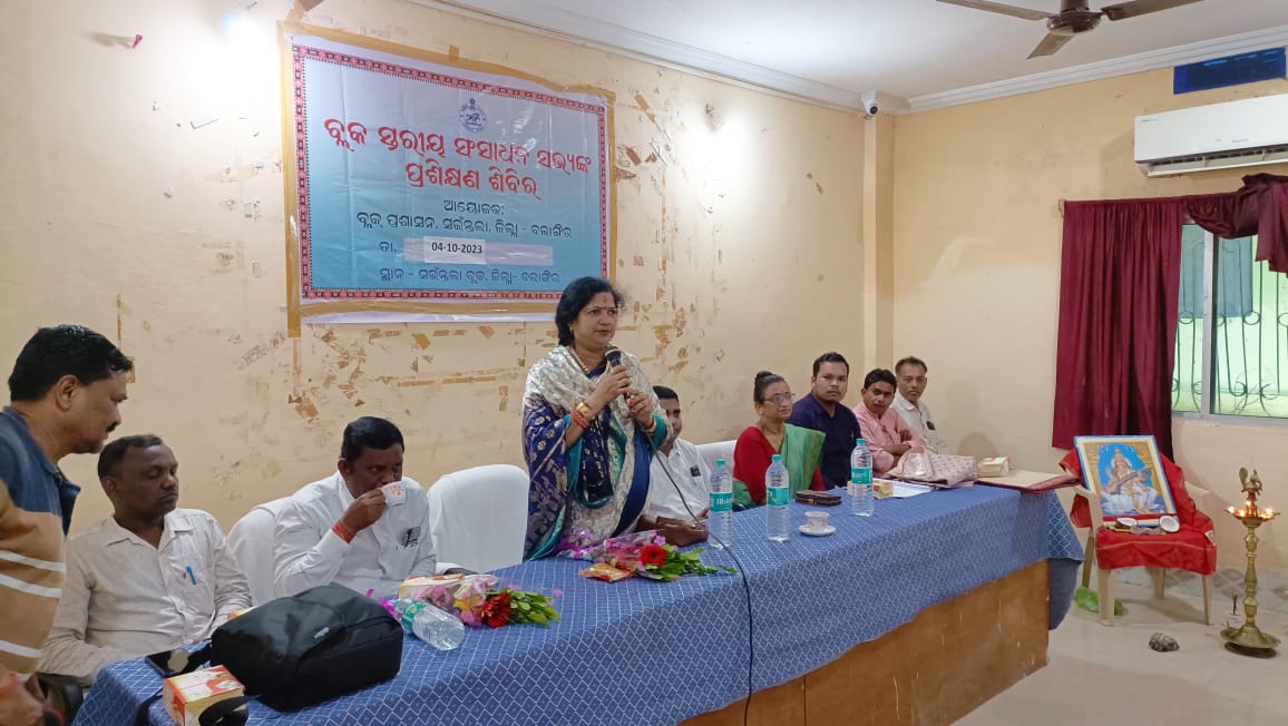 Saintala ରେ ବ୍ଲକ୍ ସ୍ତରୀୟ କଳାକାର ମାନଙ୍କ IEC activities ପାଇଁ ପ୍ରଶିକ୍ଷଣ ଶିବିର ଆୟୋଜନ କରାଗଲା।