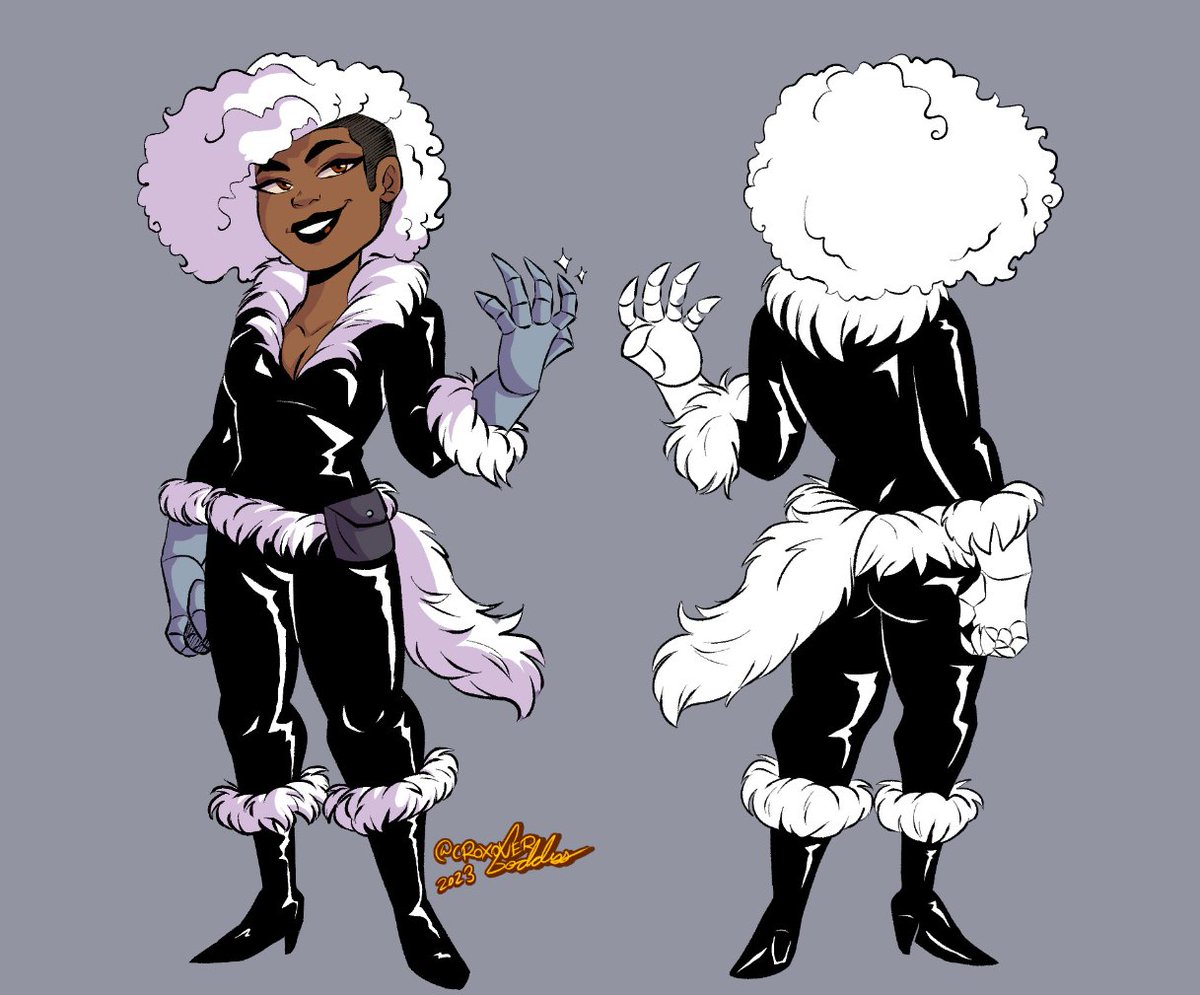 「TAKING 3 MODEL SHEET COMMISSIONS!DM me i」|🐝Roxanne🐝のイラスト
