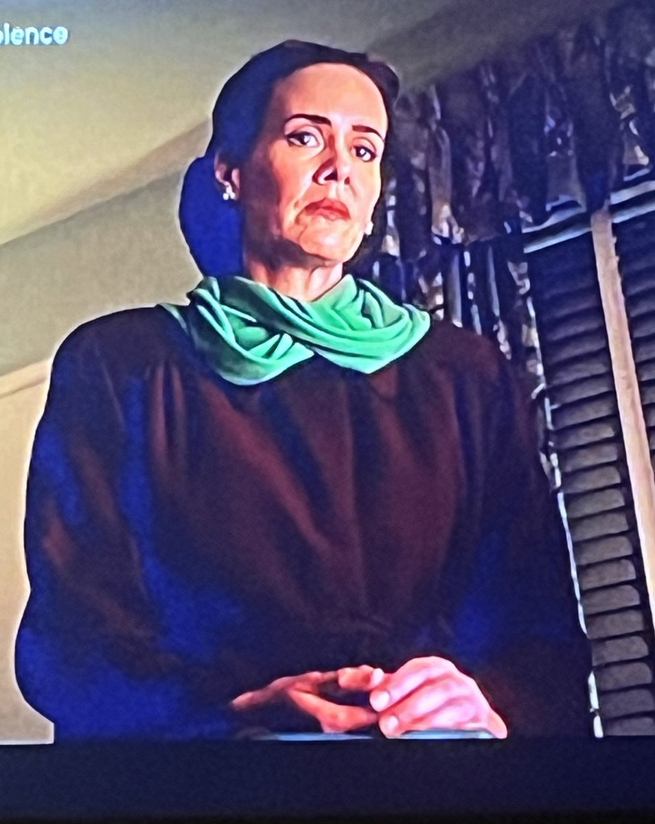 kpoast's tweet image. mood. #ratched @MsSarahPaulson