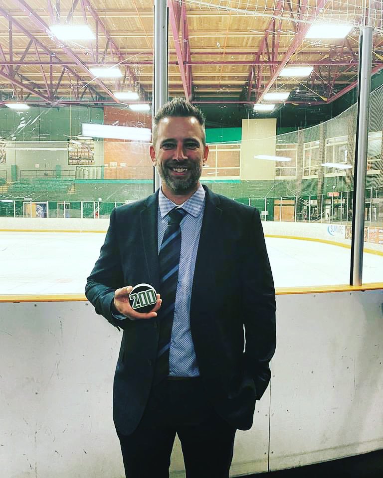 Congrats to <a href="/josh_dale9/">Josh Dale</a> on netting his 200th win behind the bench in Wednesdays exciting 3-1 win over the Greater Sudbury Cubs at the NOJHL Showcase. Thanks for your dedication through the years!