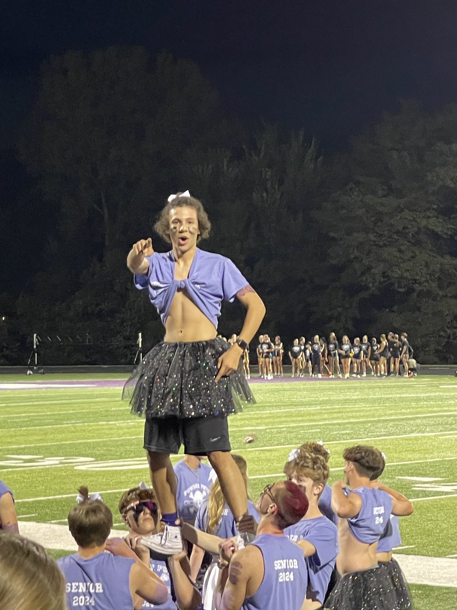 PiperBandz's tweet photo. Had a fun evening at the Powder Puff game. Band kids playing and performing. We do it all! https://t.co/Sm6yC65WXx