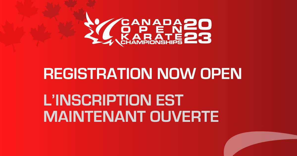 Canada Open Karate Championships tweet media