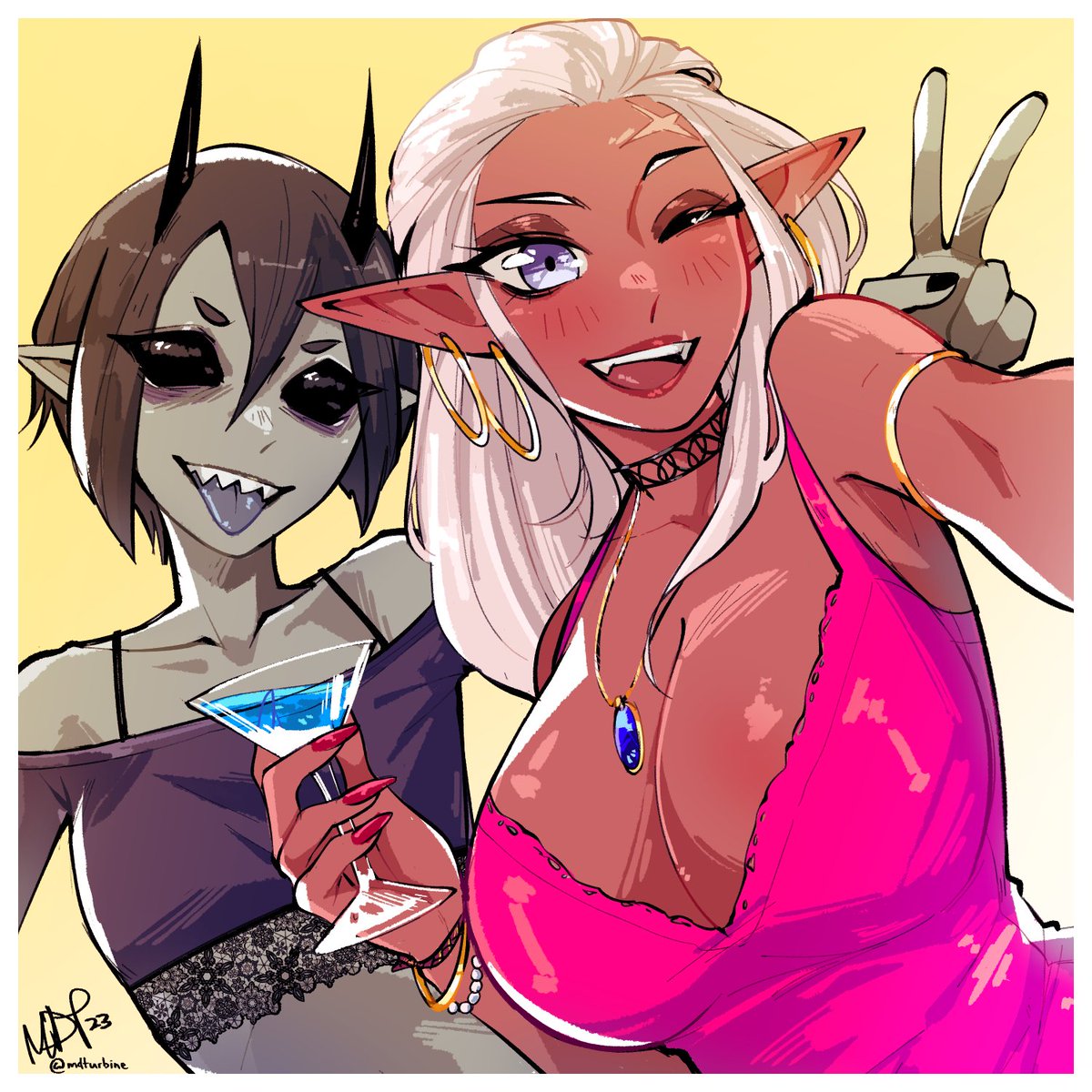 MDTurbine (Waitlist Open) (@mdturbine) on Twitter photo Comm for <a href="/LuxyNSFW/">LotusBlossom</a> !
Their character Tian, and my character Mede! I think they would really get along. π Comm for <a href="/LuxyNSFW/">LotusBlossom</a> !
Their character Tian, and my character Mede! I think they would really get along. π