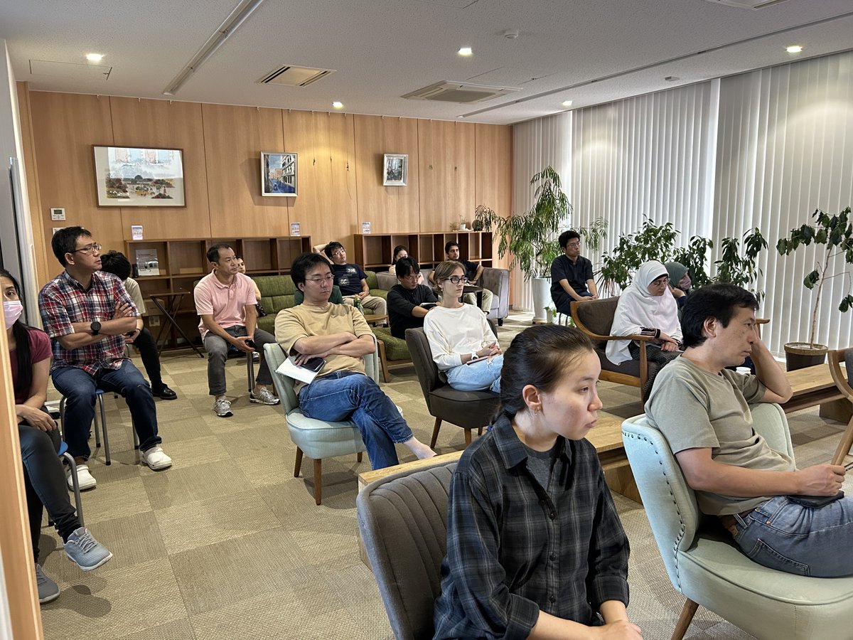 IRCMS_KU's tweet photo. Today's WIM was hosted by Sashida lab. Dr. Jie Bai from Sashida lab gave us a presentation! 🙌😊👩💻
#IRCM #Kumamotouniversity #熊本大学 https://t.co/fTbBXFe67C