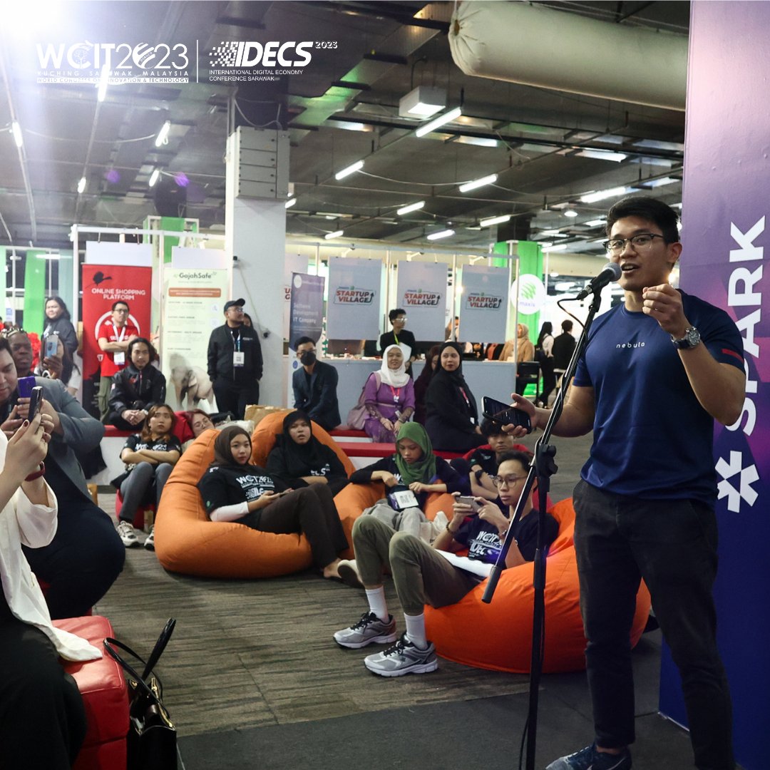 WCITIDECS2023's tweet image. Experience the future of tomorrow&apos;s tech at the Startup Village! 

Brought to you by our Official Innovation Partner, Maxis Berhad, explore the next generation of innovative ideas that are shaping the future.

#WCITIDECS2023 #WCIT2023 #IDECS2023 #SarawakGovernment
