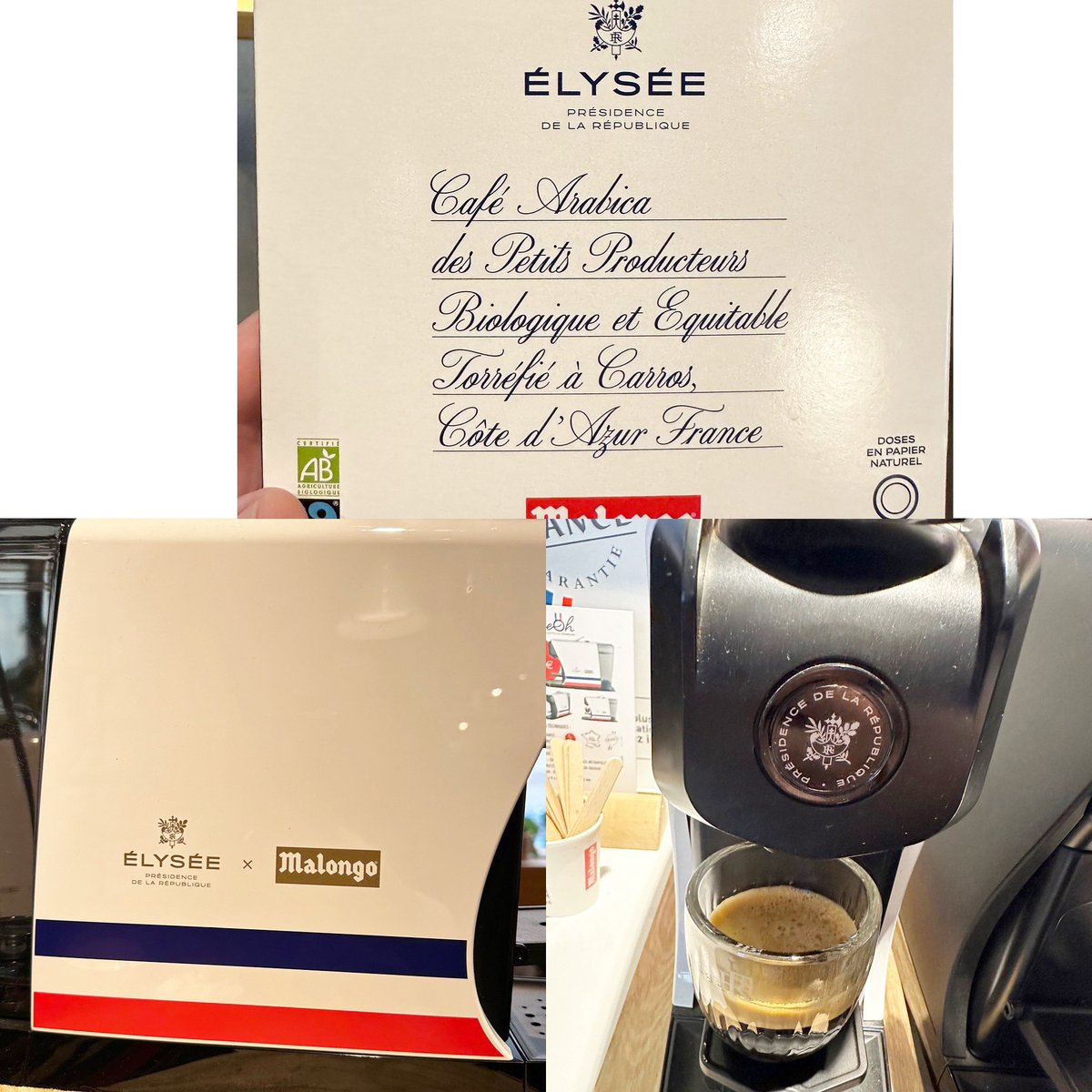ggomez_chef's tweet photo. Merci aux équipes @cafesmalongo pour leur accueil et le bon café pour me rappeler mes 25 années élyséennes #caféofficiel #elysee #presidencedelarepublique #malongo https://t.co/bh49GAwNrD