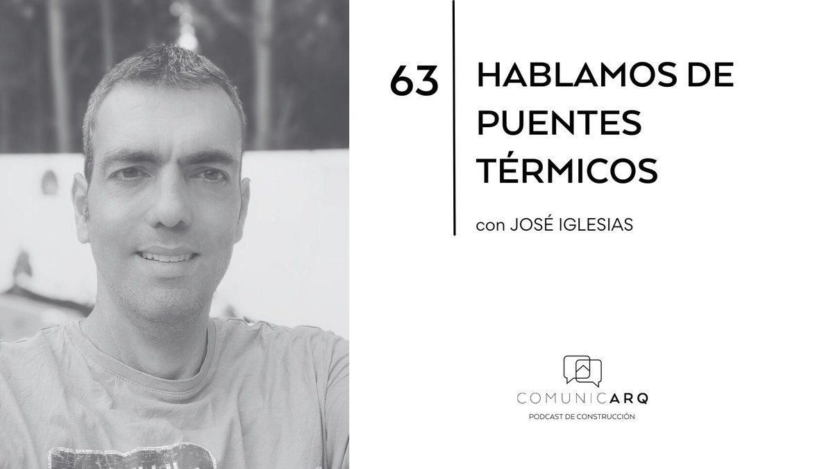 PUENTES TÉRMICOS.

Nuevo programa de comunicARQ charlando sobre puentes térmicos con José Iglesias <a href="/CGObras/">Jose Iglesias (CGO)</a> 

comunicarq.com/puentes-termic…

#PuentesTérmicos #Construcción #PodcastConstrucción #EficienciaEnergética