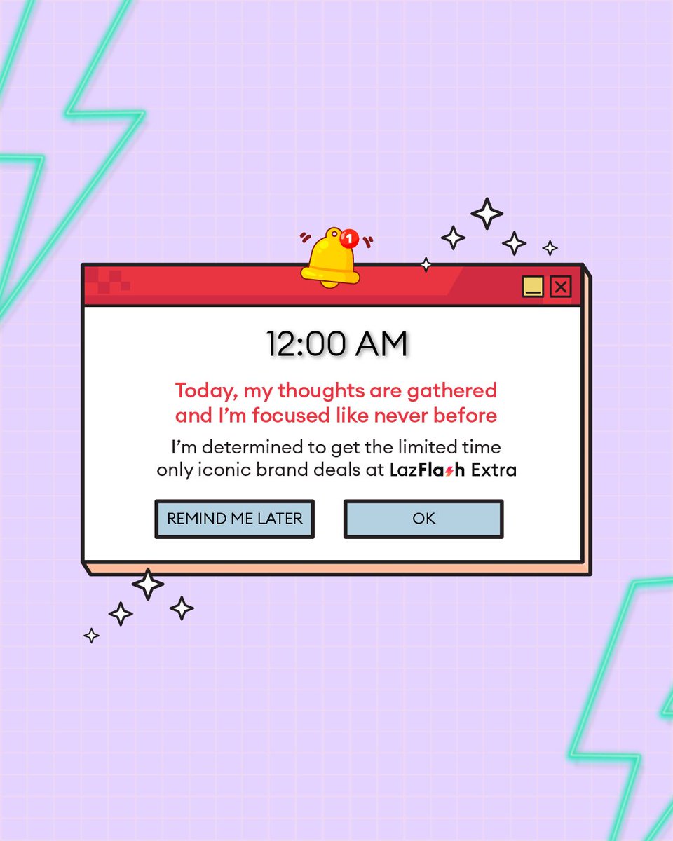 LazadaSG's tweet photo. This is your admin speaking and hereโs a reminder weโve set for you today. ๐ช๐ป
Go grab what youโve been eyeing for at #LazFlashExtra and save up to 60% OFF + enjoy #FreeShipping! ๐ฅฐ
https://t.co/sCJSldgv2c
#LazadaSG #LazSaveMoney https://t.co/TA5Zxq0US6