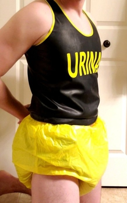 Dom4DprBoys's tweet image. This f*g took the day off from his corporate job to serve a more important role... My personal diaperf*g urinal. He consumed every drop of my Alpha piss ALL DAY. So hot seeing his diaper swell with MY recycled piss. Perfect use for a diaperf*g. Who's next?