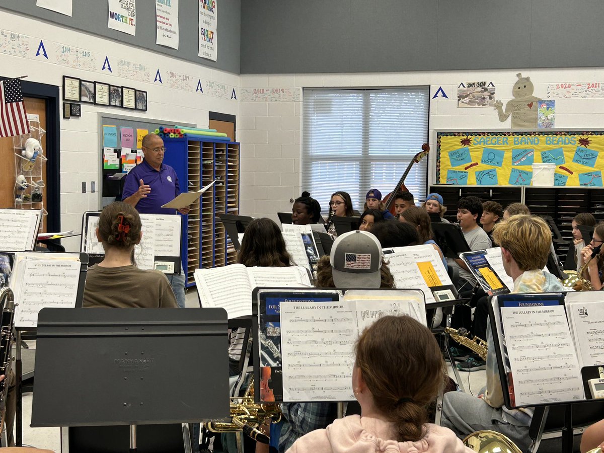 Saeger Spartan Bands (@saegerbands) on Twitter photo We were so glad to have Richard Saucedo back again this year to work with our students of the Spartan Bands! The #SMS8thGradeBand is playing his piece, “The Lullaby in the Mirror,” this fall and got to have a clinic with him today! Thank you, as always, <a href="/rsaucedo/">Richard L Saucedo</a>! We were so glad to have Richard Saucedo back again this year to work with our students of the Spartan Bands! The #SMS8thGradeBand is playing his piece, “The Lullaby in the Mirror,” this fall and got to have a clinic with him today! Thank you, as always, <a href="/rsaucedo/">Richard L Saucedo</a>!