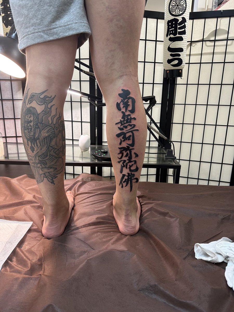 nidaimehoriii's tweet photo. 彫こう終了、南無 https://t.co/KULpK8H3u5