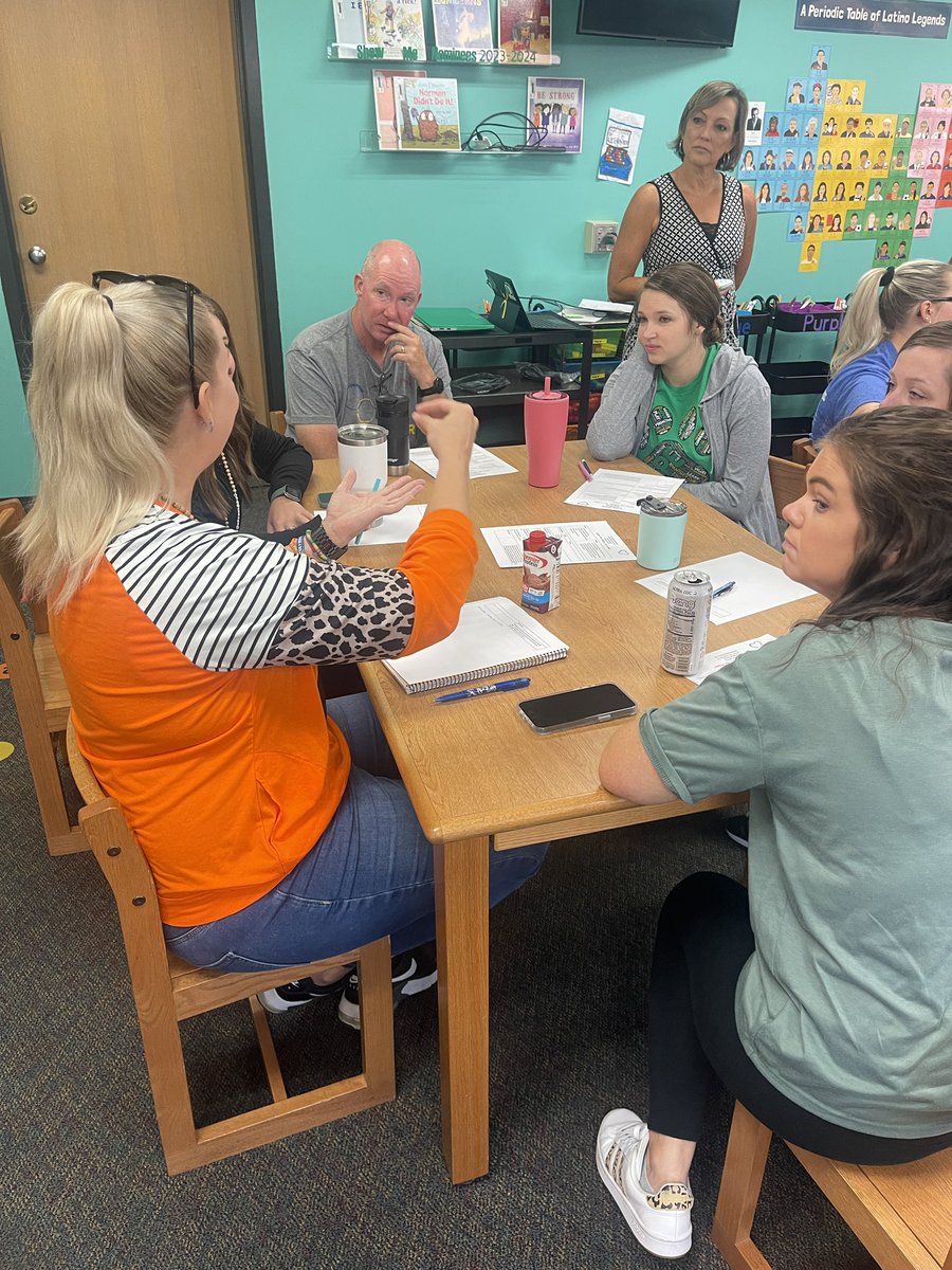 EGruntman5's tweet image. SPE teachers learning from each other and Sheri Kulpa at our faculty meeting. #plcinaction #tier1instruction #highleveragestrategies #learnbydoing