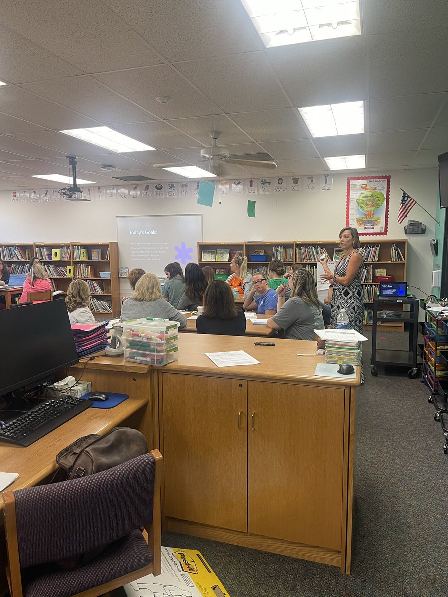 EGruntman5's tweet image. SPE teachers learning from each other and Sheri Kulpa at our faculty meeting. #plcinaction #tier1instruction #highleveragestrategies #learnbydoing
