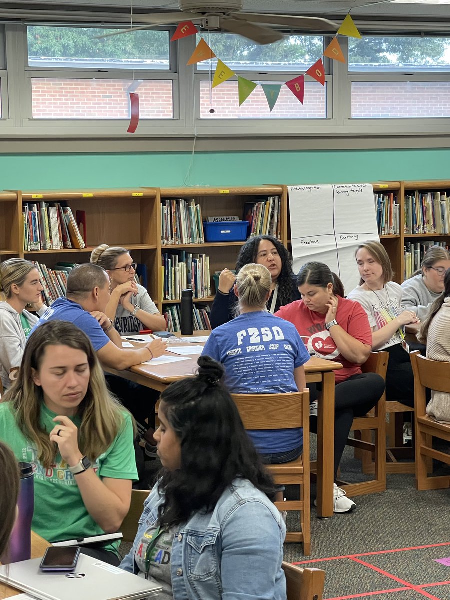 EGruntman5's tweet image. SPE teachers learning from each other and Sheri Kulpa at our faculty meeting. #plcinaction #tier1instruction #highleveragestrategies #learnbydoing