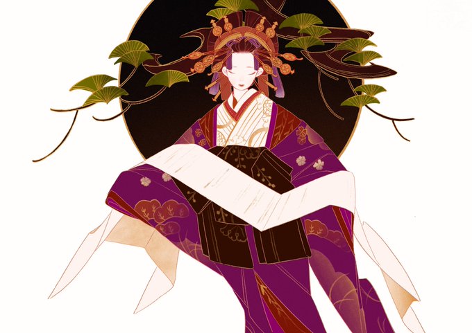 「circle kimono」 illustration images(Latest)