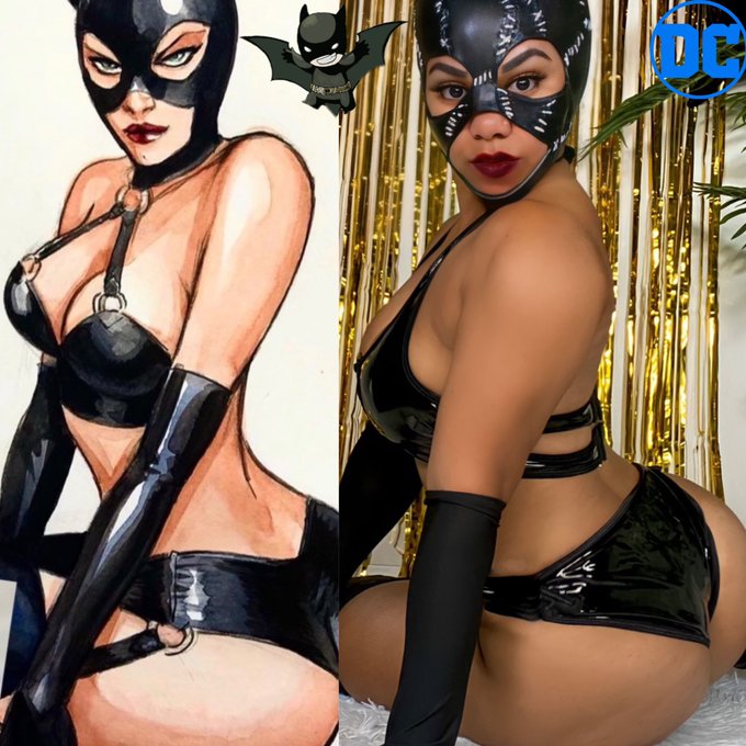 Meow 😻 🖤 #catwoman #Cosplay https://t.co/NSX8Dms4RT<a href="/tag/catwoman"class="tags">#catwoman</a><a href="/tag/cosplay"class="tags">#Cosplay</a>
