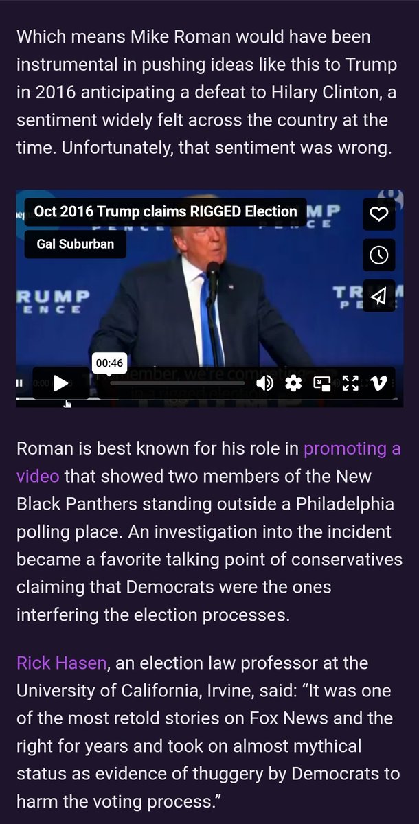 5GW_HotTakes's tweet photo. @lolo13251797 DEC 22, 2022 #galsquad🫐 @RanceWilla @trcfwtt @clayberg
#J6Files: Michael Roman
The little-known Trump campaign operative delivered false electors to the Capitol
https://t.co/mcg1EO8ZPw https://t.co/z3up0xi06B