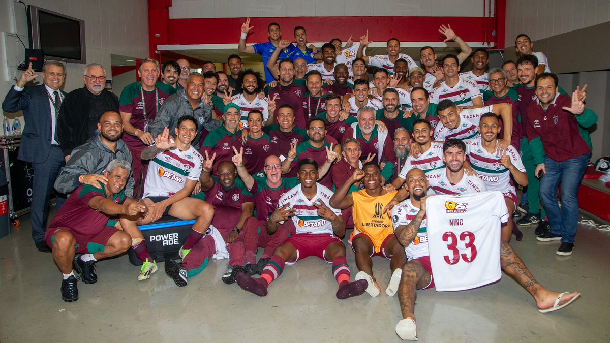 FluminenseFC's tweet photo. T I M E  D E  G U E R R E I R O S

FINALISTAS DA @LibertadoresBR 2023! https://t.co/yOJNrnjhAa