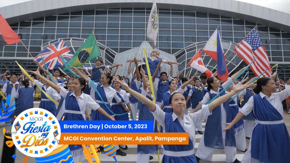 mcgidotorg's tweet photo. IN PHOTOS: Welcome to our Fiesta ng Dios: Brethren Day! 

And starting off the celebration in honor of the Almighty is the ADD Marching Band, along with Teatro Kristiano dancers playing their way through the ADD Convention Center’s main gates!

#MCGIBrethrenDay https://t.co/l7ztvg8WAA