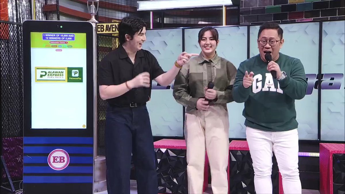 cassy_updates's tweet photo. Their 1st segment for today with Cassy x Mavy x Betong,
Quick Respond, Quick Reward, scan na all.
10 | 05 | 2023
Cassy Legaspi | #CassyLegaspi π
Mavy Legaspi | #MavyLegaspi π
#EatBulaga | #EBHost
#THURStyForEB
#Sparkle | #Kapuso https://t.co/1UdEOVGr6v